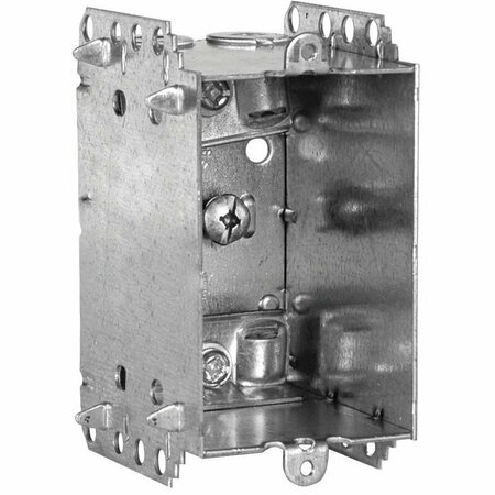 HUBBELL CANADA Electrical Box, Device Box, 1 Gang, Rectangular 2104LLEU50